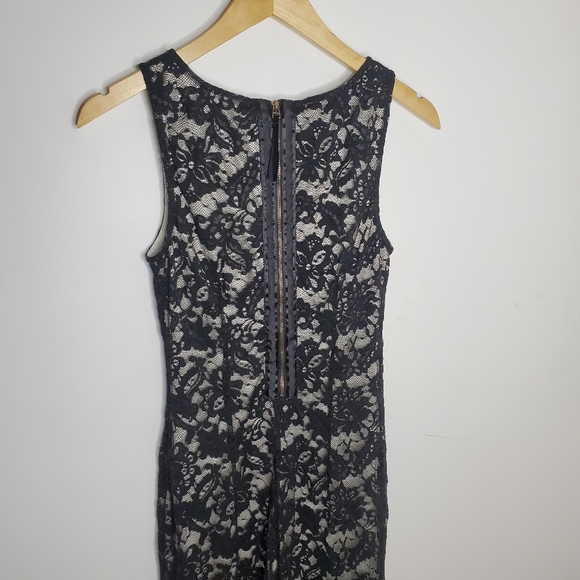 MANGO MOMENTS black lace dress - Picture 8 of 11